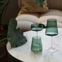 Glass - VidaMartini Malachit Colored Champagne Glass - 6 pieces 230 ml - PEKALLA CRISTAL GLASS