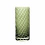 Verres - Gratia verres en cristal à eau / boissons Olive - 6 pièces 350 ml - PEKALLA CRISTAL GLASS