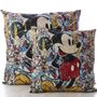 Tissus pour extérieurs - Coussin d'extérieur Mickey 45 x 45 - Design by Anne Mondy - ARTDECORIS