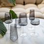 Verres - Vida Verre coloré à cocktails / eau / boissons Gris - 6 pièces 450 ml - PEKALLA CRISTAL GLASS