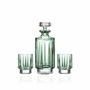 Crystal ware - Linea Set Decanter + Crystal Whiskey Glasses - 2 pieces - PEKALLA CRISTAL GLASS