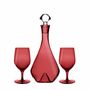 Carafes - Vispera Rosal Carafe and Water Cup Set - 2 pieces - PEKALLA CRISTAL GLASS