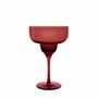 Glass - Vispera Rosal Colored Martini Glass - 1 piece 340 ml - PEKALLA CRISTAL GLASS