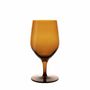 Cristallerie - Vispera Verre à bière coloré Amber - 6 pièces 450 ml - PEKALLA CRISTAL GLASS