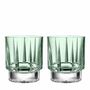 Cristallerie - Linea Malachit Verres en cristal à whisky - 2 pièces 300 ml - PEKALLA CRISTAL GLASS