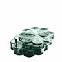 Crystal ware - Malachit TREFLE Crystal Jewelry Box - PEKALLA CRISTAL GLASS