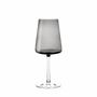 Glass - Vida Colored Wine Glass Grey - 6 pieces 400 ml - PEKALLA CRISTAL GLASS