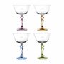 Crystal ware - Kalatina Isla crystal champagne glasses - 4 pieces 180 ml - PEKALLA CRISTAL GLASS