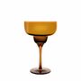 Glass - Vispera Amber Colored Martini Glass - 1 piece 340 ml - PEKALLA CRISTAL GLASS