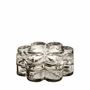 Crystal ware - Mokka TREFLE crystal jewelry box - PEKALLA CRISTAL GLASS