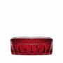 Crystal ware - Rubin crystal HEART jewelry box with name - PEKALLA CRISTAL GLASS