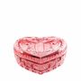 Crystal ware - Salmo Crystal HEART Jewelry Box - PEKALLA CRISTAL GLASS
