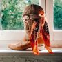 Scarves - Silk Scarf 70 - Dusty West - Brick - ANTAN CREATIONS