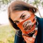 Scarves - Silk Scarf 70 - Dusty West - Brick - ANTAN CREATIONS