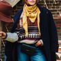 Foulards et écharpes - BANDANA LAINE - Yellow-Stone Grey. - ANTAN CREATIONS