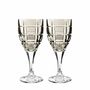 Crystal ware - Vaso II Modern Crystal Wine Glasses Mokka - 2 pieces 300 ml - PEKALLA CRISTAL GLASS