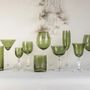 Verres - Kalatina verres à vin en cristal Olive - 6 pièces 170 ml - PEKALLA CRISTAL GLASS
