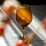 Crystal ware - Vispera Amber Colored Wine Glass - 6 pieces 480 ml - PEKALLA CRISTAL GLASS