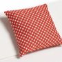 Coussins textile - Coussin d'extérieur Cozip ROUGE ÉTOILÉ | Tissu Elitis - COZIP