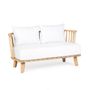 Sofas - The Malawi Two Seater - Natural White - BAZAR BIZAR LIVING