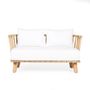 Sofas - The Malawi Two Seater - Natural White - BAZAR BIZAR LIVING