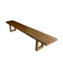Bancs - Banc avec pied carré, naturel, 220 - BAZAR BIZAR LIVING