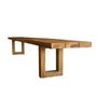 Bancs - Banc avec pied carré, naturel, 220 - BAZAR BIZAR LIVING