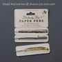 Stationery - FABULOUSLY FLAT PAPER PENS - CATWALK BARCELONA