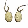 Bijoux - Boucle d'oreilles Lady Ivory - Paire - FASCINATO