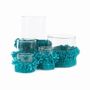 Candlesticks and candle holders - The Oh My Gee Candle Holder - Aqua - S - BAZAR BIZAR LIVING