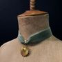 Jewelry - Necklace Benvolio - Choker in green velvet - FASCINATO