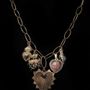 Bijoux - Collier Burning Love - Plaqué or - FASCINATO