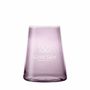Glass - Vida Verb colored cocktail glass with engraving - 1 piece 380 ml - PEKALLA CRISTAL GLASS
