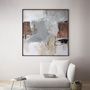 Aménagements pour bureau - «Impression» Série de peintures abstraites texturées faites à la main - MATISS ART STUDIO