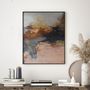 Office design and planning - « Flight » Series of handmade textured abstract paintings - MATISS ART STUDIO