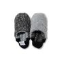 Chaussettes - JAPAN MADE Reversible room shoes / Melange Shaggy × Quilting Boa - MERIPPA