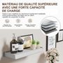 Etagères - KAPANOU Étagères Mural Rangement AAA05-Grey - KAPANOU