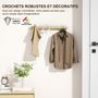 Etagères - KAPANOU Porte-manteau mural BBB06-White - KAPANOU