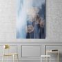 Office design and planning - « Thinness » Series of handmade textured abstract paintings - MATISS ART STUDIO