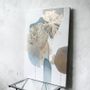 Office design and planning - « Thinness » Series of handmade textured abstract paintings - MATISS ART STUDIO