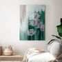 Office design and planning - « Thinness » Series of handmade textured abstract paintings - MATISS ART STUDIO