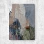Office design and planning - “Mist” - Series of handmade textured abstract paintings - MATISS ART STUDIO