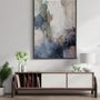 Office design and planning - “Mist” - Series of handmade textured abstract paintings - MATISS ART STUDIO