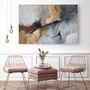 Office design and planning - « Desert » Series of handmade textured abstract paintings - MATISS ART STUDIO