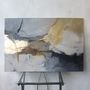 Office design and planning - « Desert » Series of handmade textured abstract paintings - MATISS ART STUDIO
