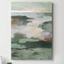 Aménagements pour bureau - « Estuary » Série de peintures abstraites texturées faites à la main - MATISS ART STUDIO