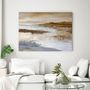 Aménagements pour bureau - « Calabria » Série de peintures abstraites texturées faites à la main - MATISS ART STUDIO