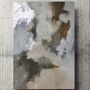 Office design and planning - « Velor » Series of handmade textured abstract paintings - MATISS ART STUDIO