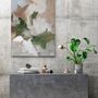 Office design and planning - « Velor » Series of handmade textured abstract paintings - MATISS ART STUDIO