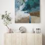 Aménagements pour bureau - « Influence » Série de peintures abstraites texturées faites à la main - MATISS ART STUDIO